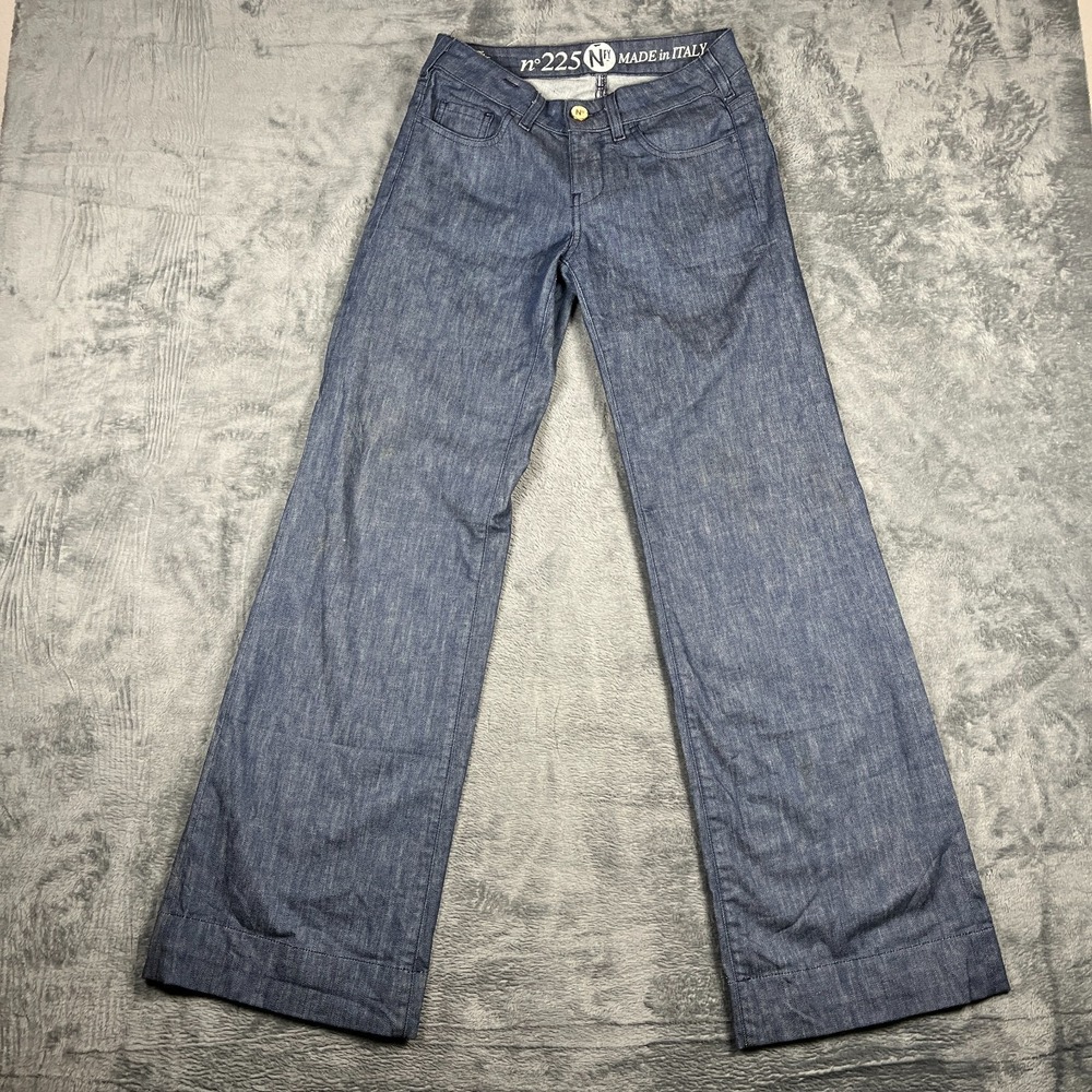 Notify Jeans Womens 26 Blue Denim‎ Cotton Stretch Wide Leg Dark Wash Streetwear